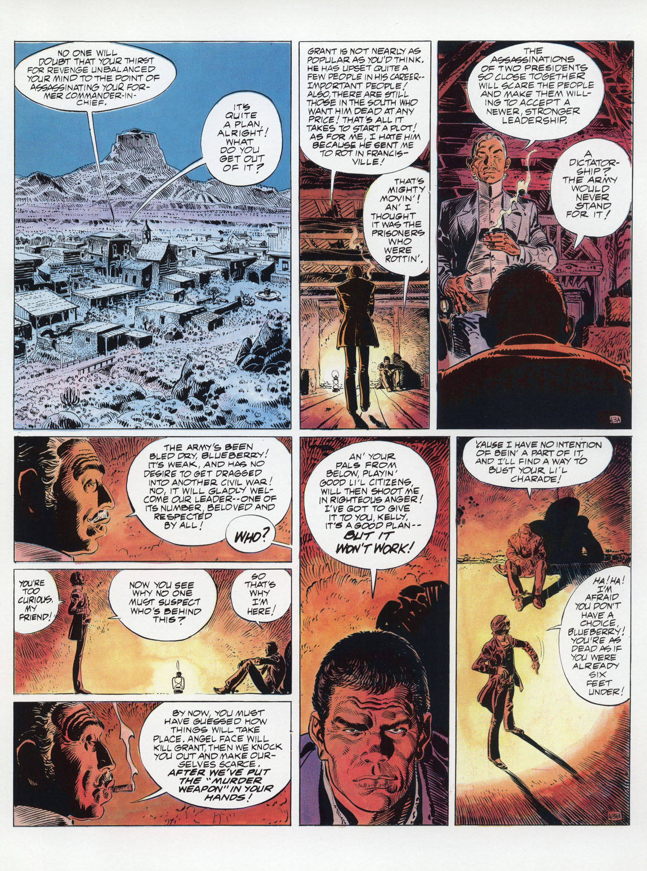 Read online Epic Graphic Novel: Blueberry comic -  Issue #2 - 113