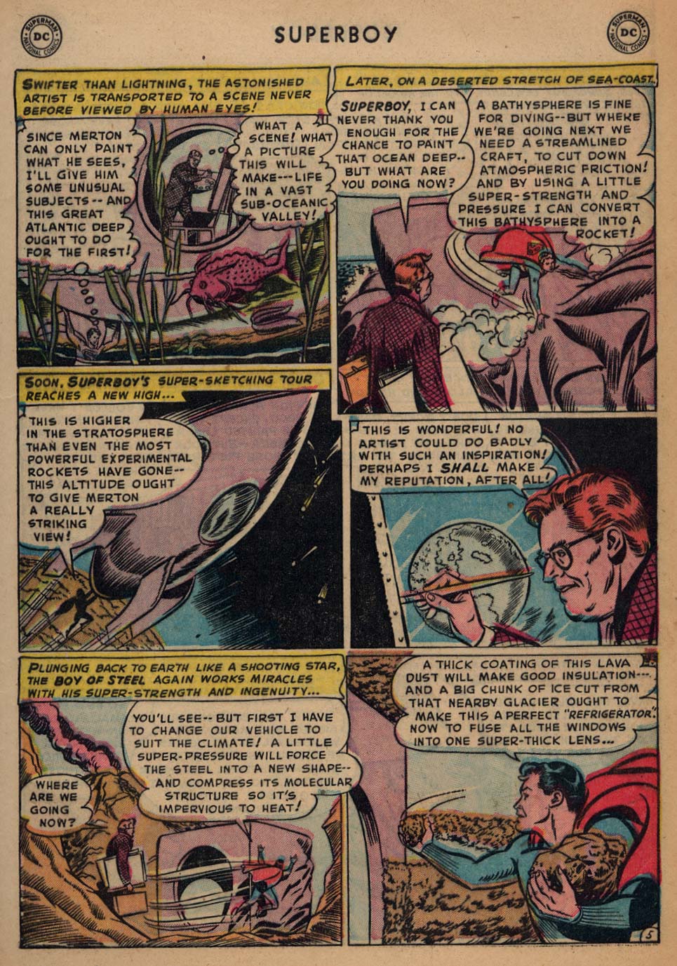 Read online Superboy (1949) comic -  Issue #25 - 6