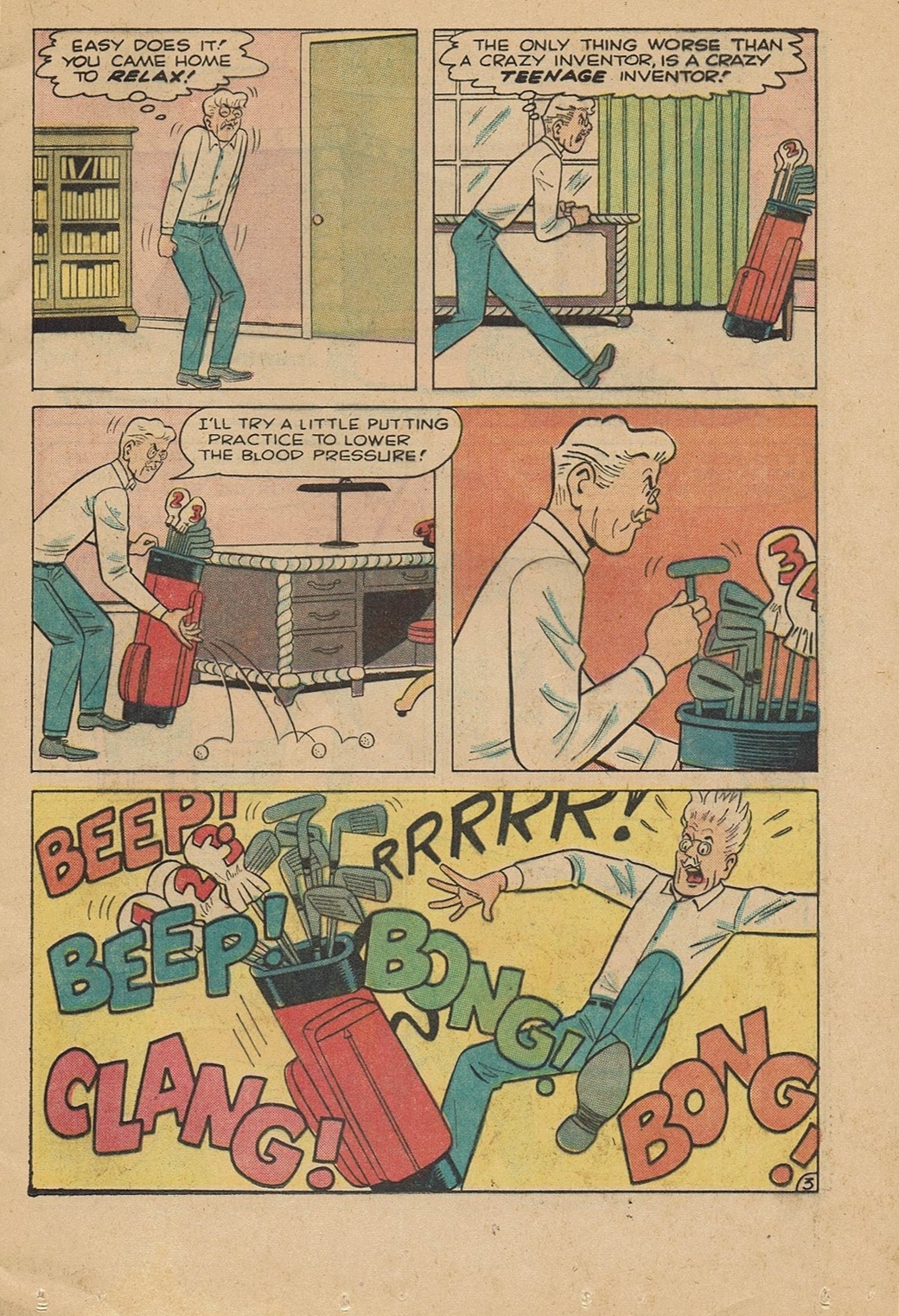 Read online Pep Comics comic -  Issue #190 - 5