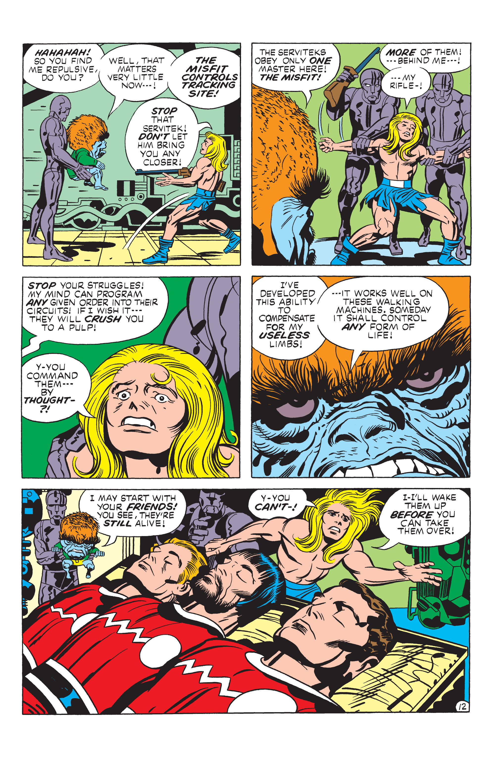 Read online Kamandi, The Last Boy On Earth comic -  Issue #9 - 12