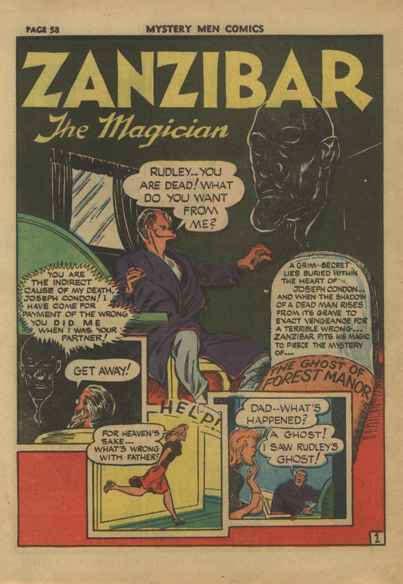 Read online Mystery Men Comics comic -  Issue #30 - 60