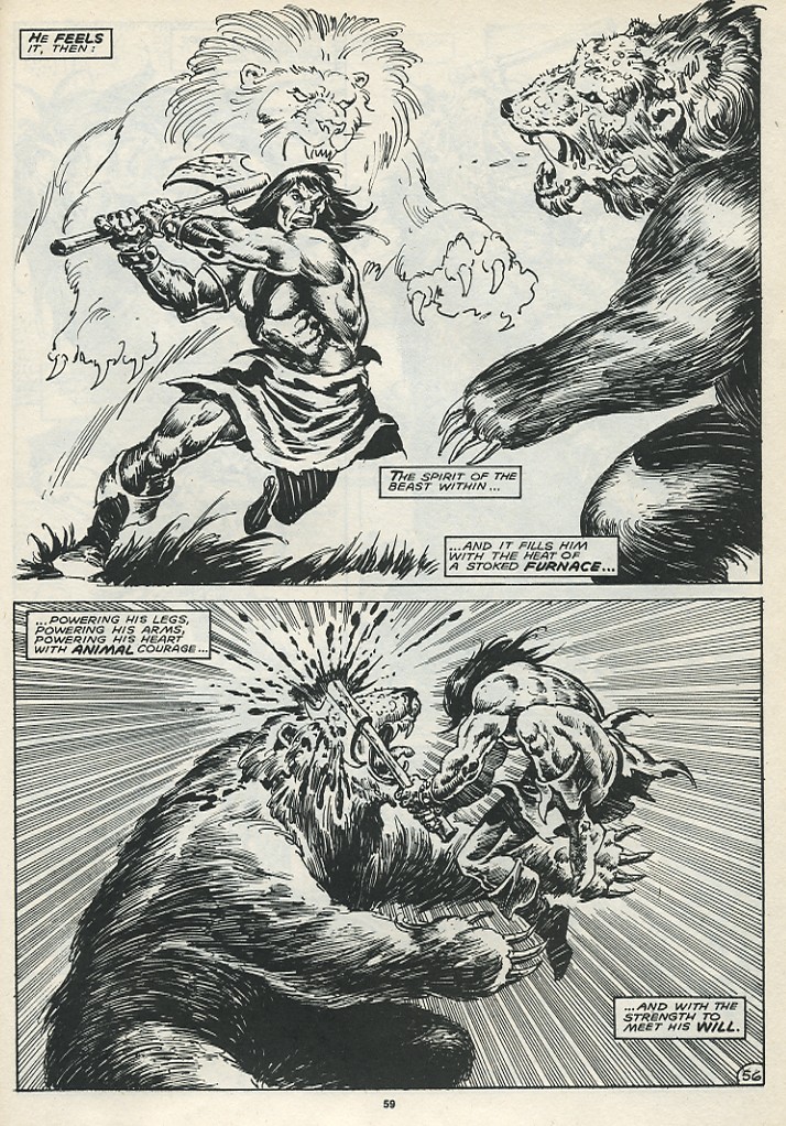Read online The Savage Sword Of Conan comic -  Issue #167 - 61