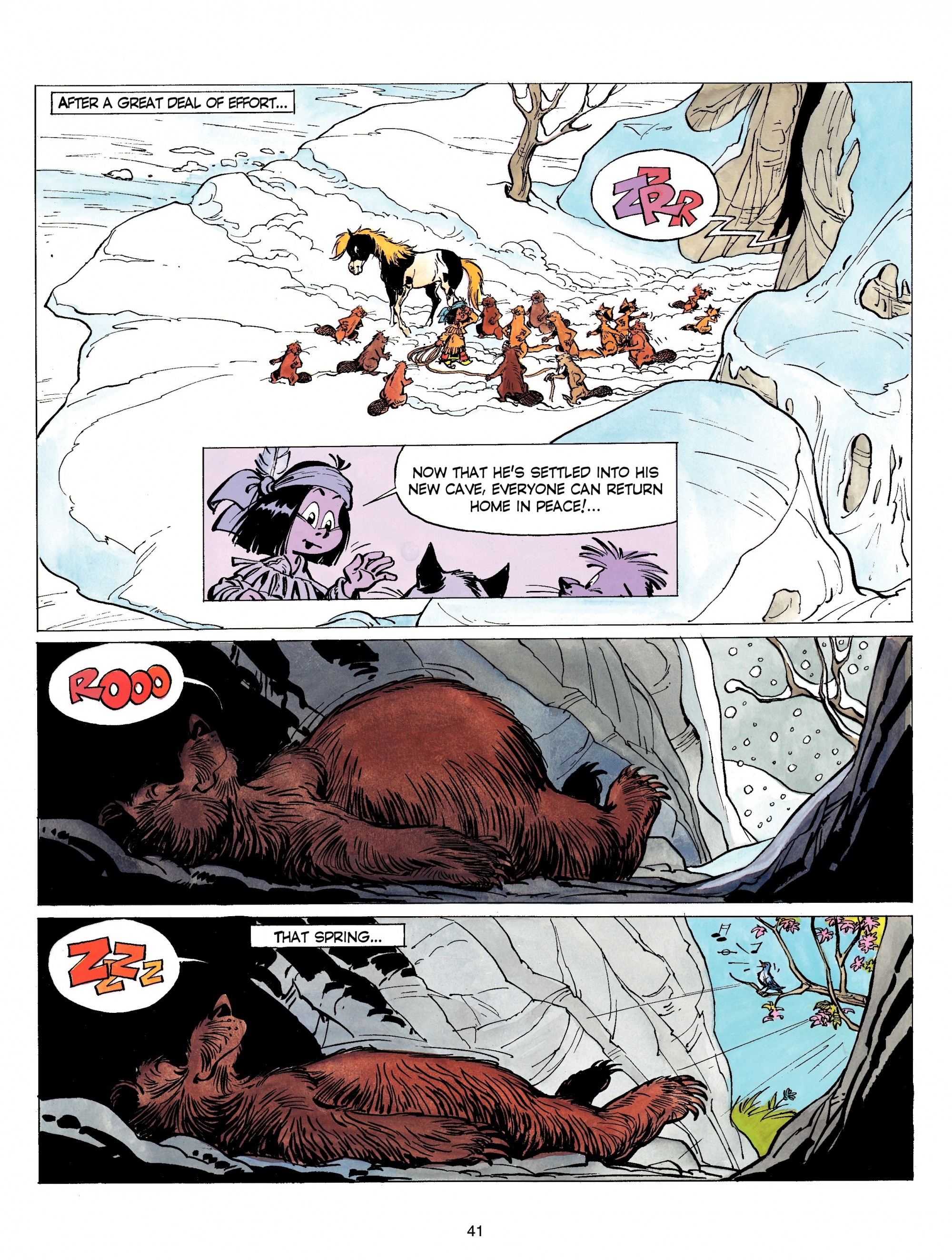 Read online Yakari comic -  Issue #4 - 41