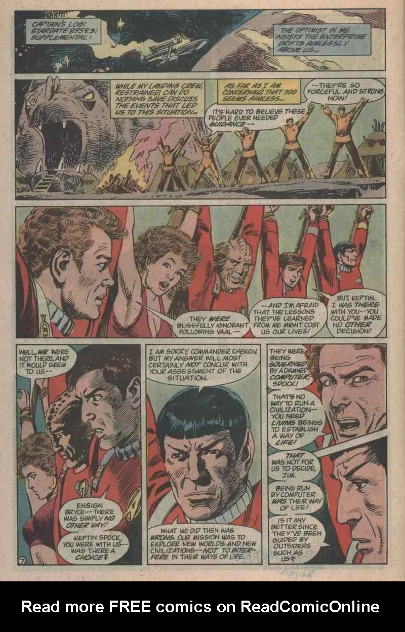 Read online Star Trek (1984) comic -  Issue #44 - 8