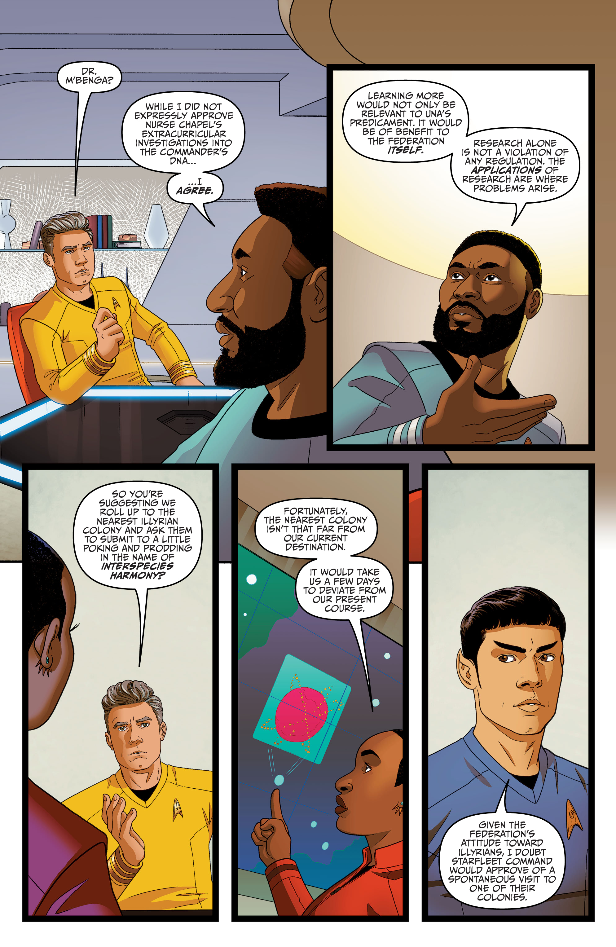 Read online Star Trek: Strange New Worlds - The Illyrian Enigma comic -  Issue #1 - 12