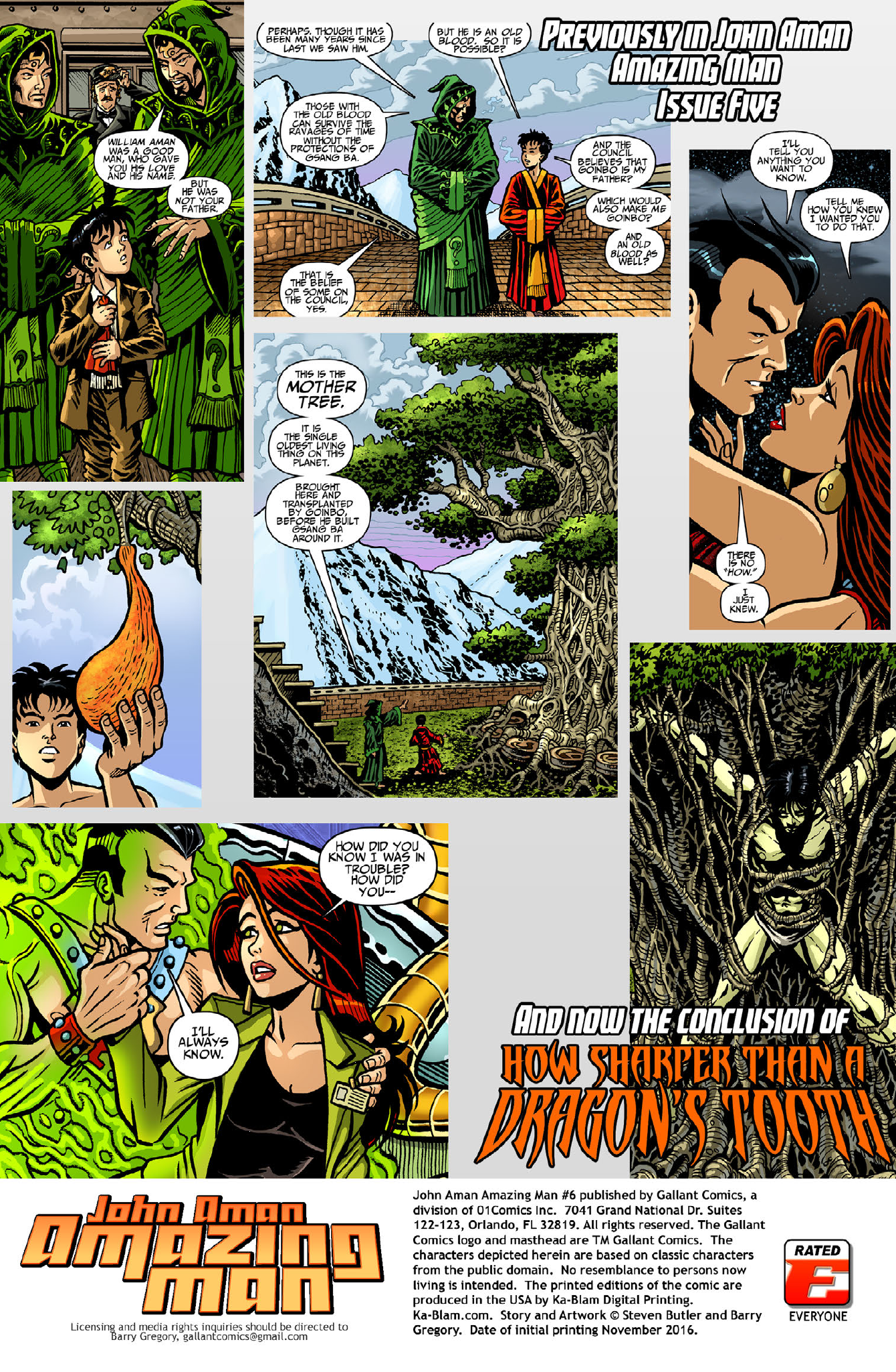Read online John Aman Amazing Man comic -  Issue #6 - 6