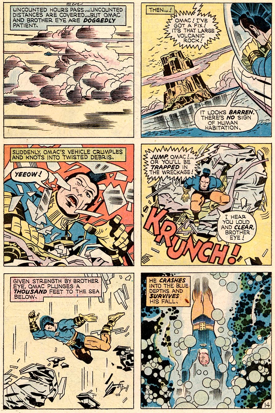 Read online OMAC (1974) comic -  Issue #7 - 14