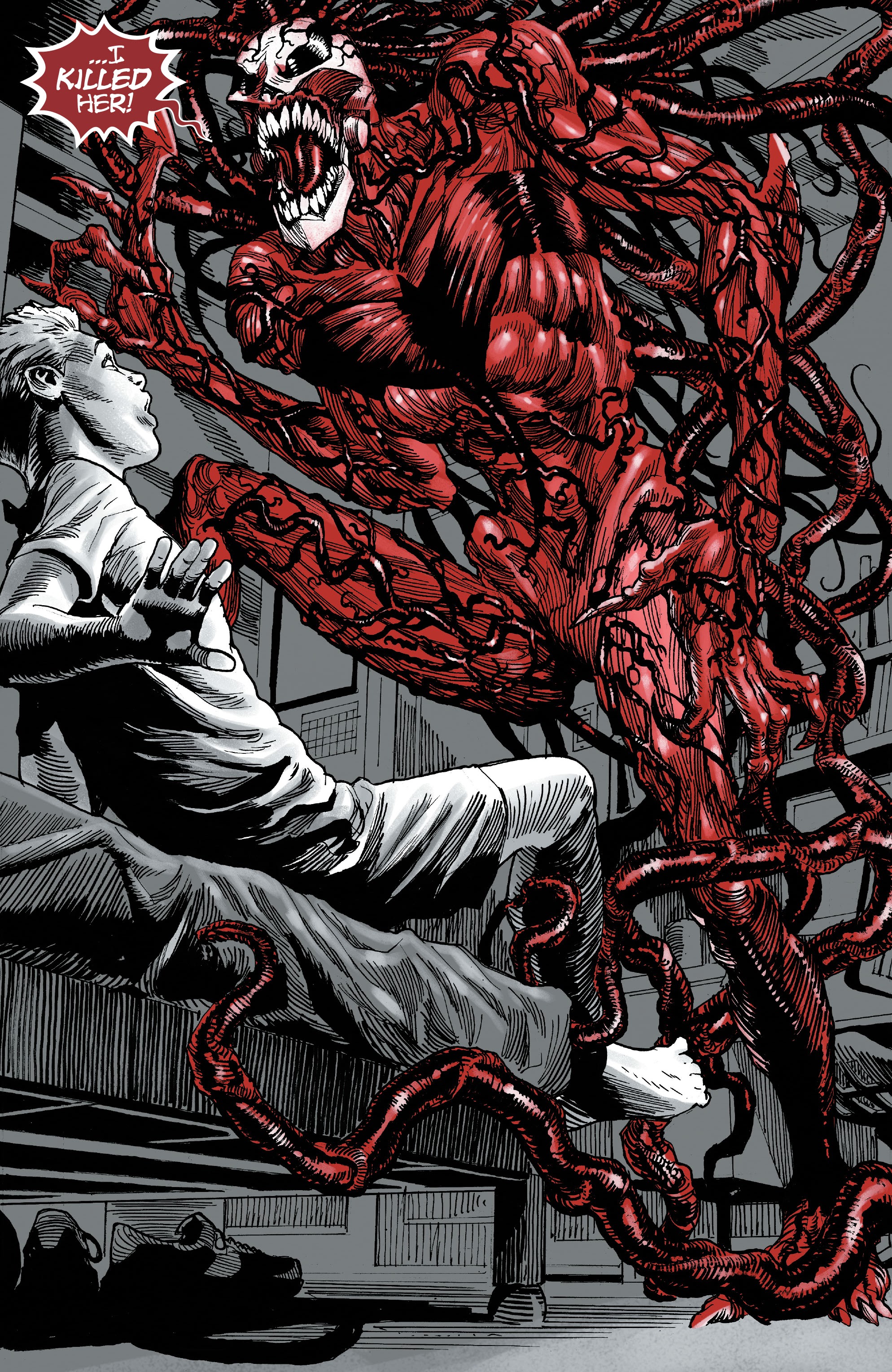 Read online Carnage: Black, White & Blood comic -  Issue #4 - 5