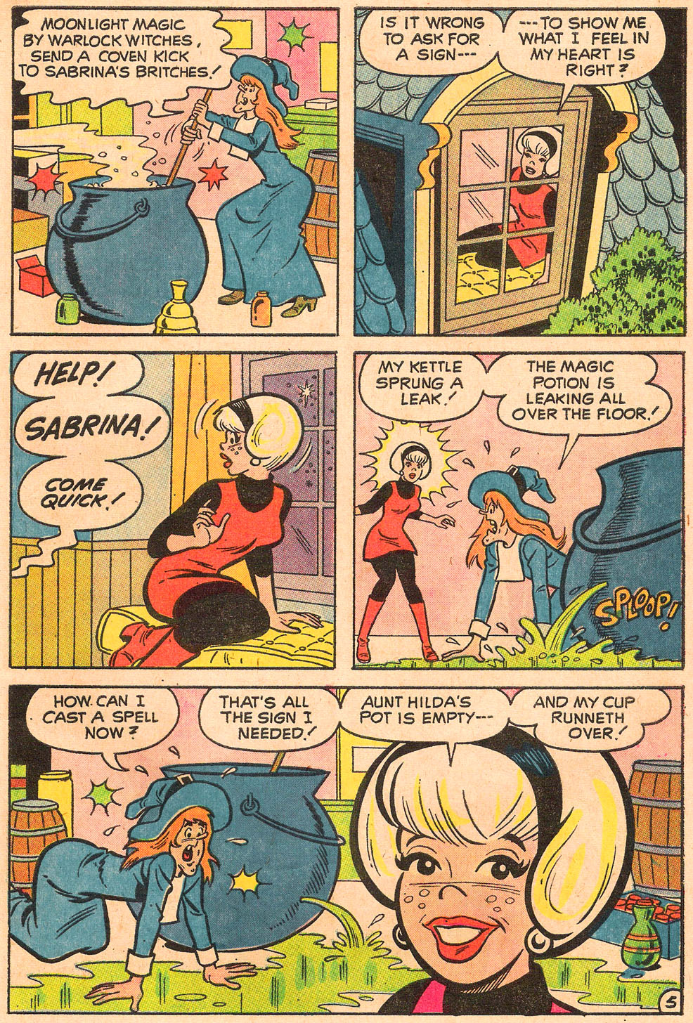 Read online Sabrina The Teenage Witch (1971) comic -  Issue #7 - 6