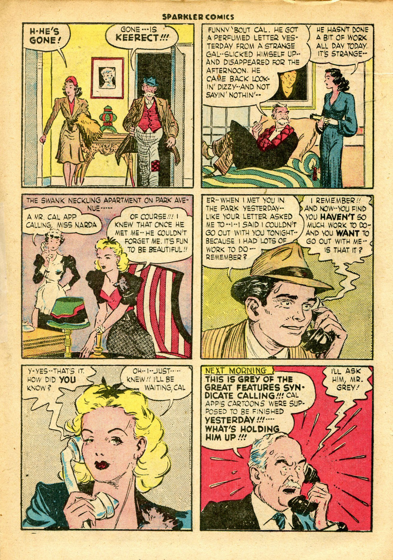 Read online Sparkler Comics comic -  Issue #26 - 29