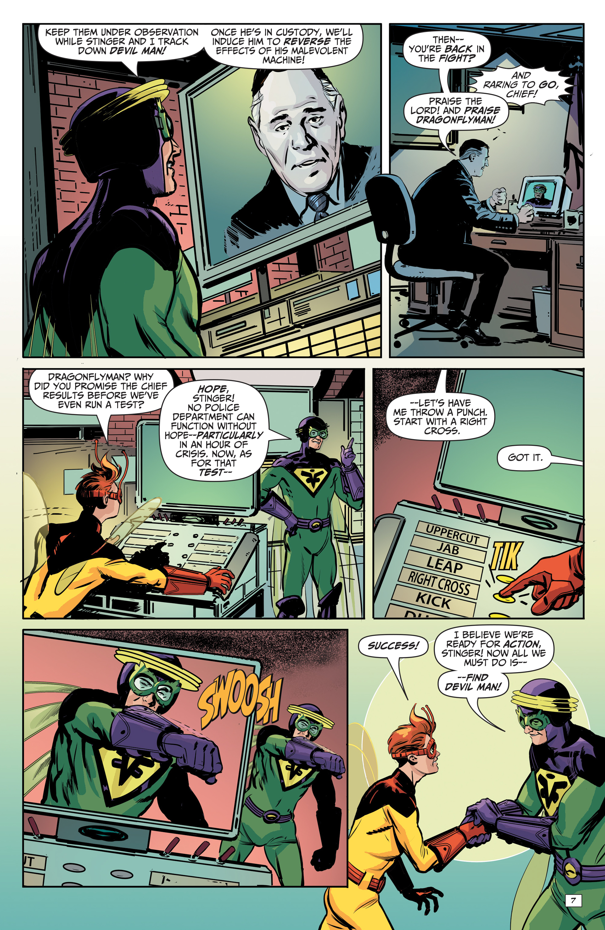 Read online Dragonfly & Dragonflyman comic -  Issue #4 - 9