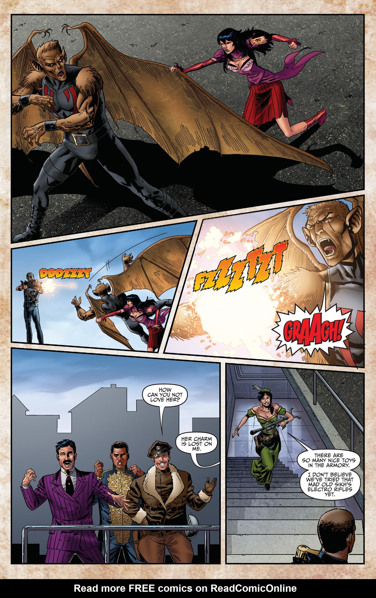 Read online Legenderry: Vampirella comic -  Issue # _TPB - 103