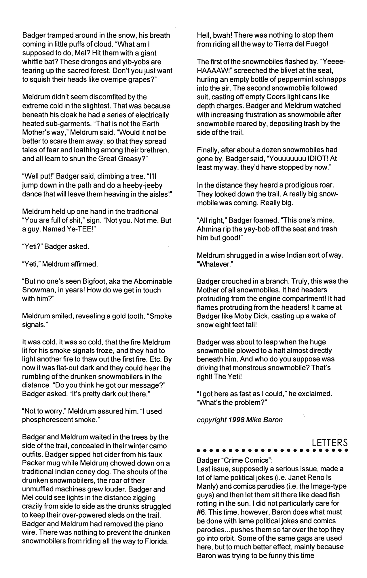 Read online The Badger (1997) comic -  Issue #9 - 26