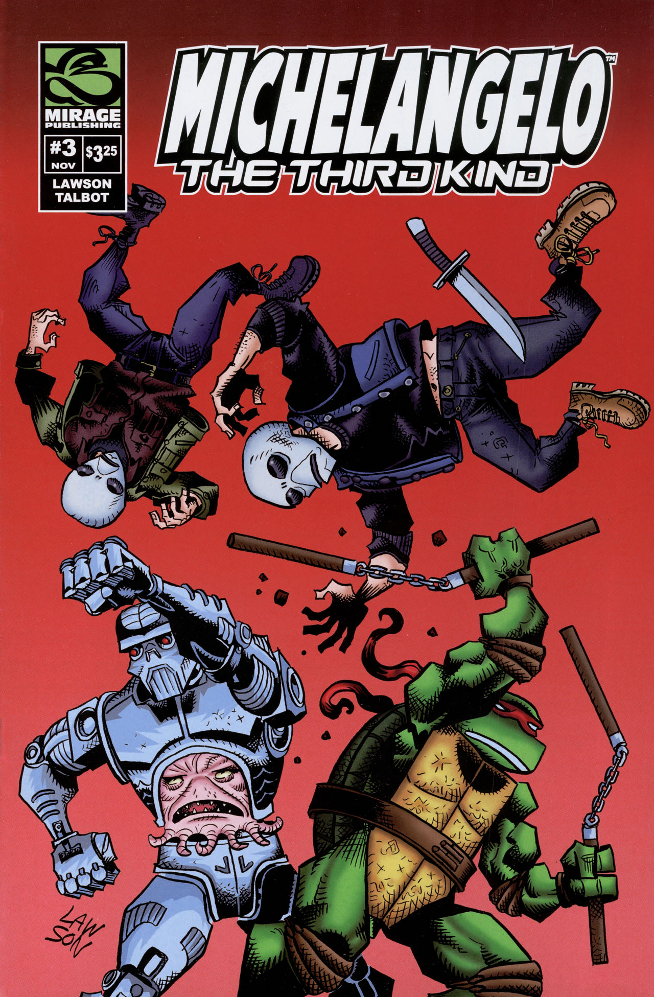 Read online Michelangelo The Third Kind comic -  Issue #3 - 1