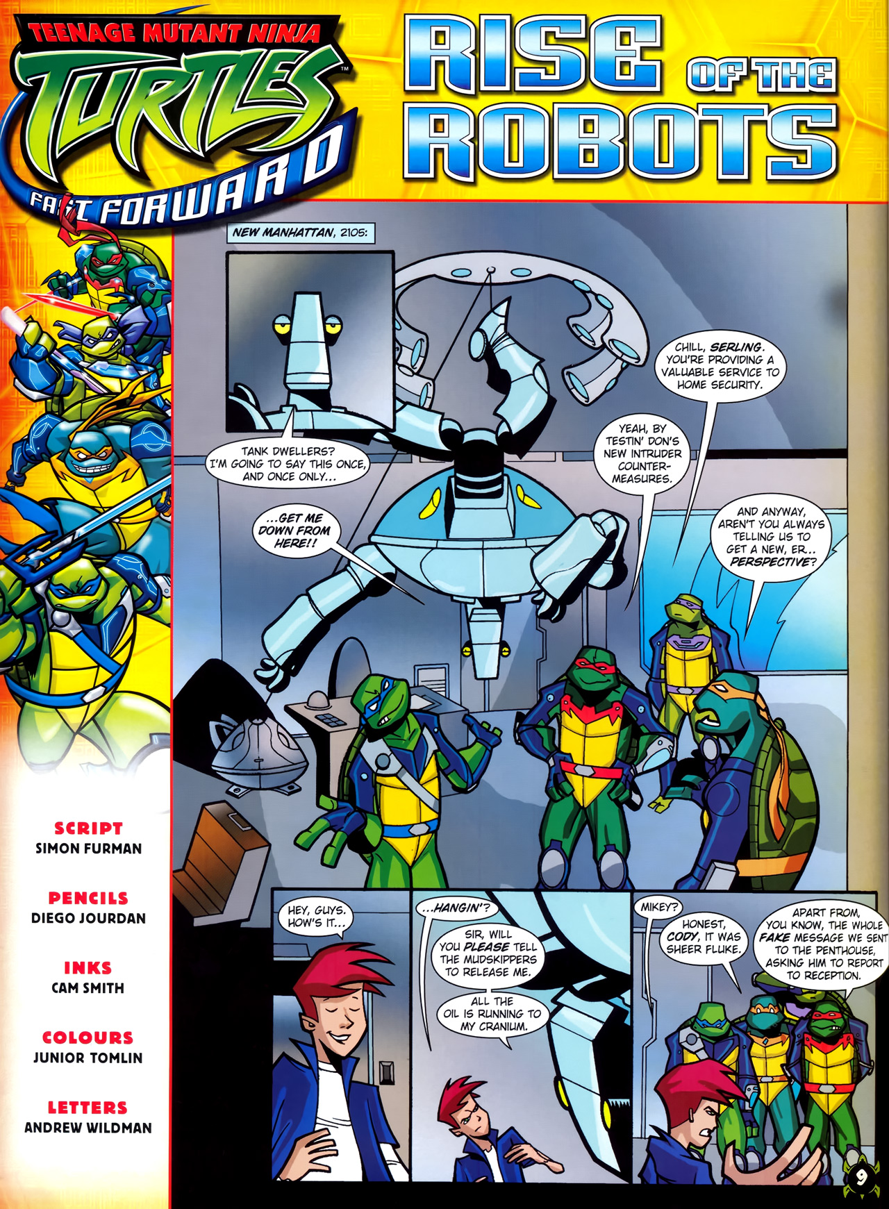 Read online Teenage Mutant Ninja Turtles Comic comic -  Issue #6 - 8