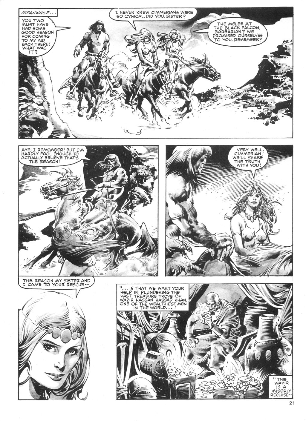 Read online The Savage Sword Of Conan comic -  Issue #88 - 21