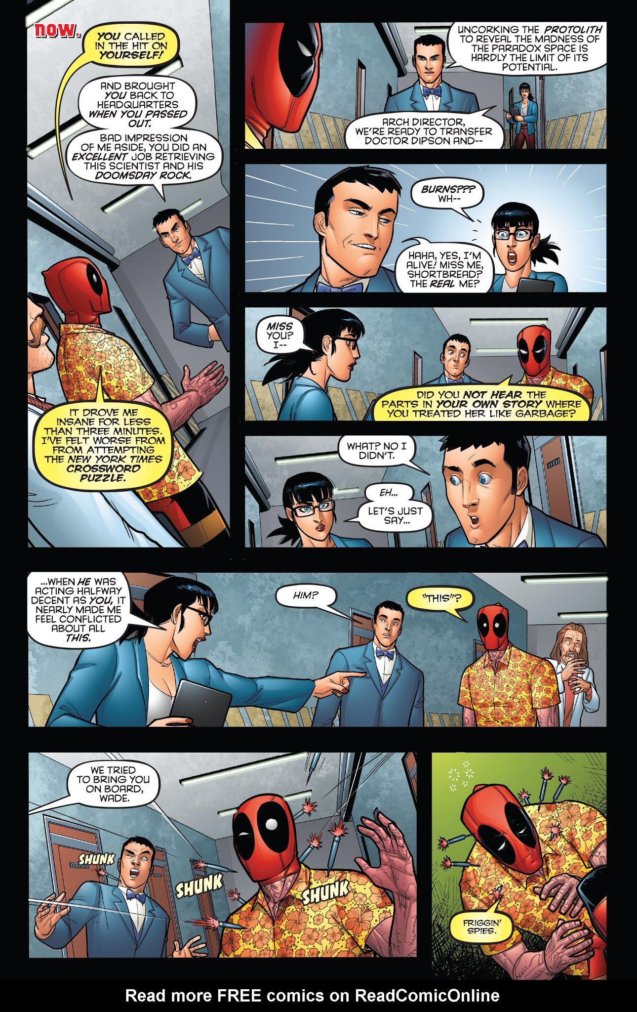 Read online Deadpool: Secret Agent Deadpool comic -  Issue #6 - 7