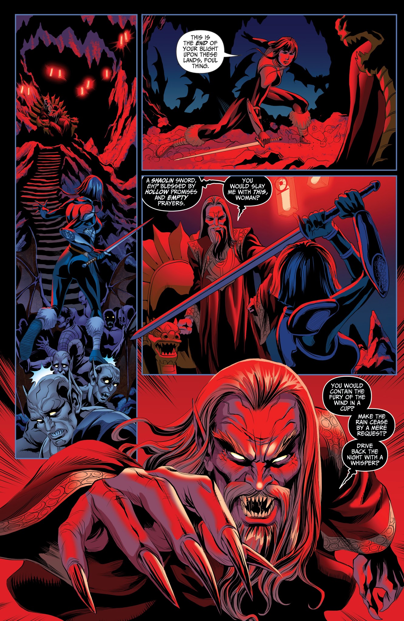 Read online Van Helsing vs. Werewolf comic -  Issue # _TPB 1 - 127