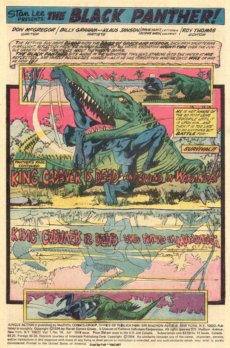 Read online Jungle Action (1972) comic -  Issue #10 - 3