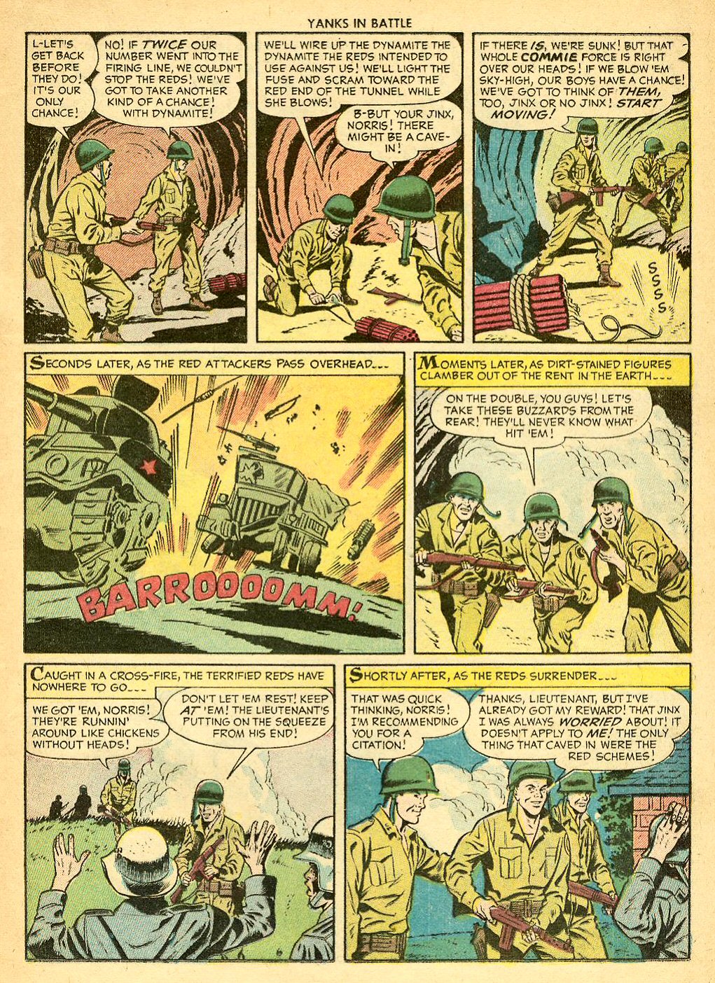 Read online Yanks In Battle comic -  Issue #2 - 17