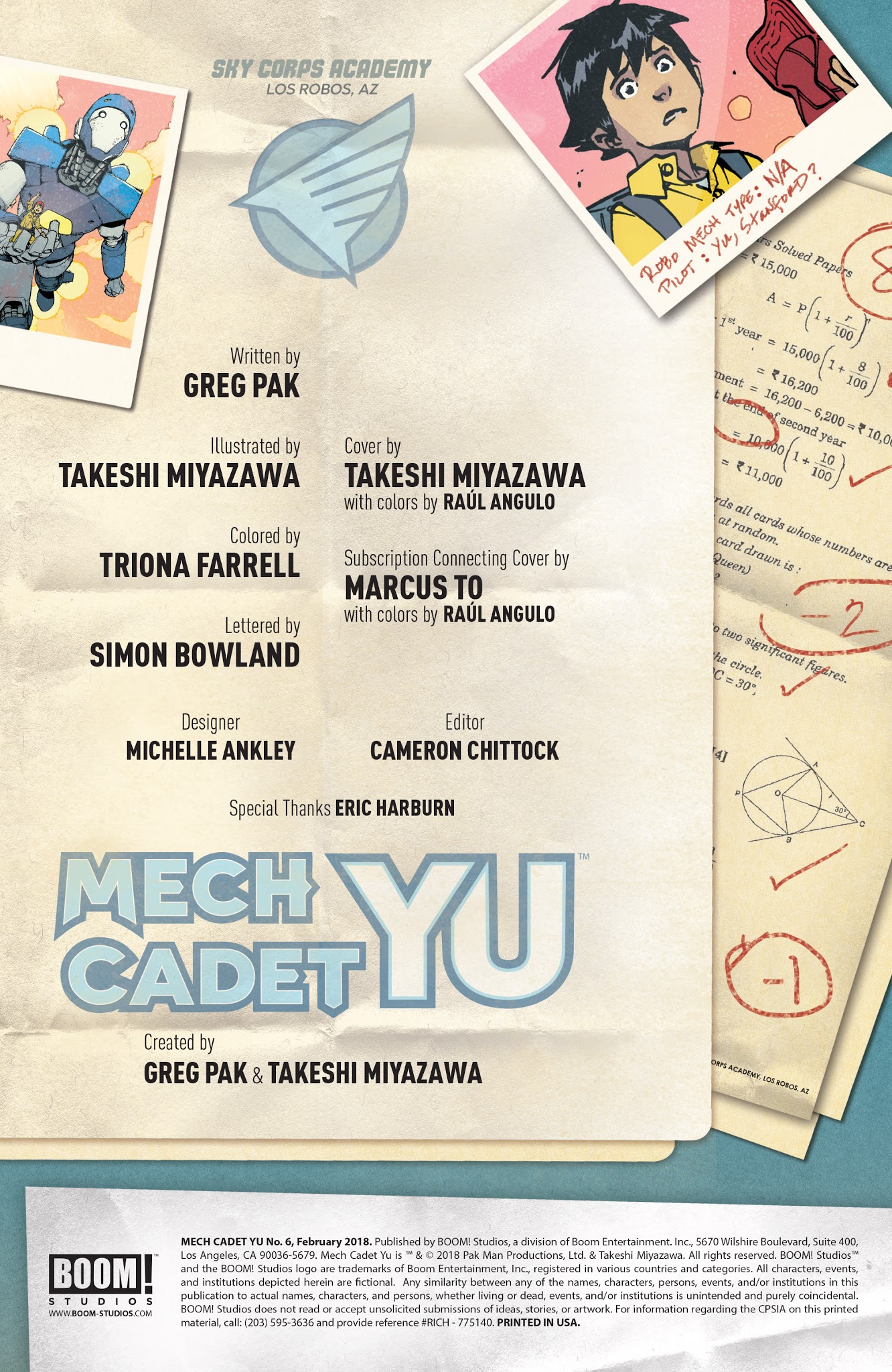 Read online Mech Cadet Yu comic -  Issue #6 - 2