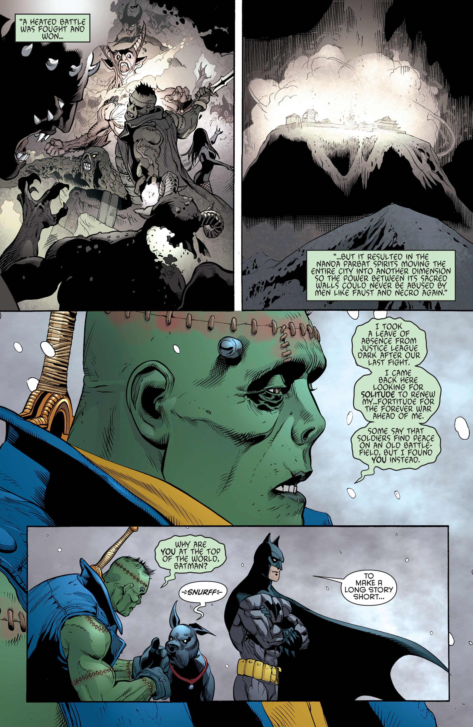 Read online Batman and Robin (2011) comic -  Issue #31 - Batman and Frankenstein - 10