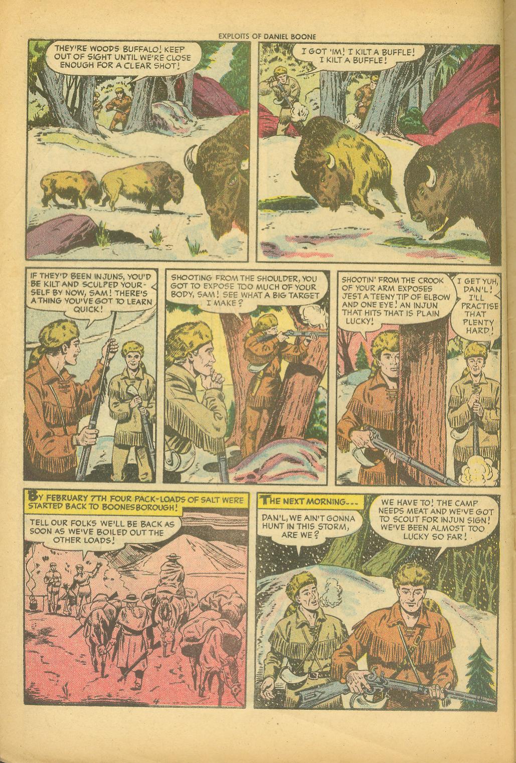 Read online Exploits of Daniel Boone comic -  Issue #1 - 6