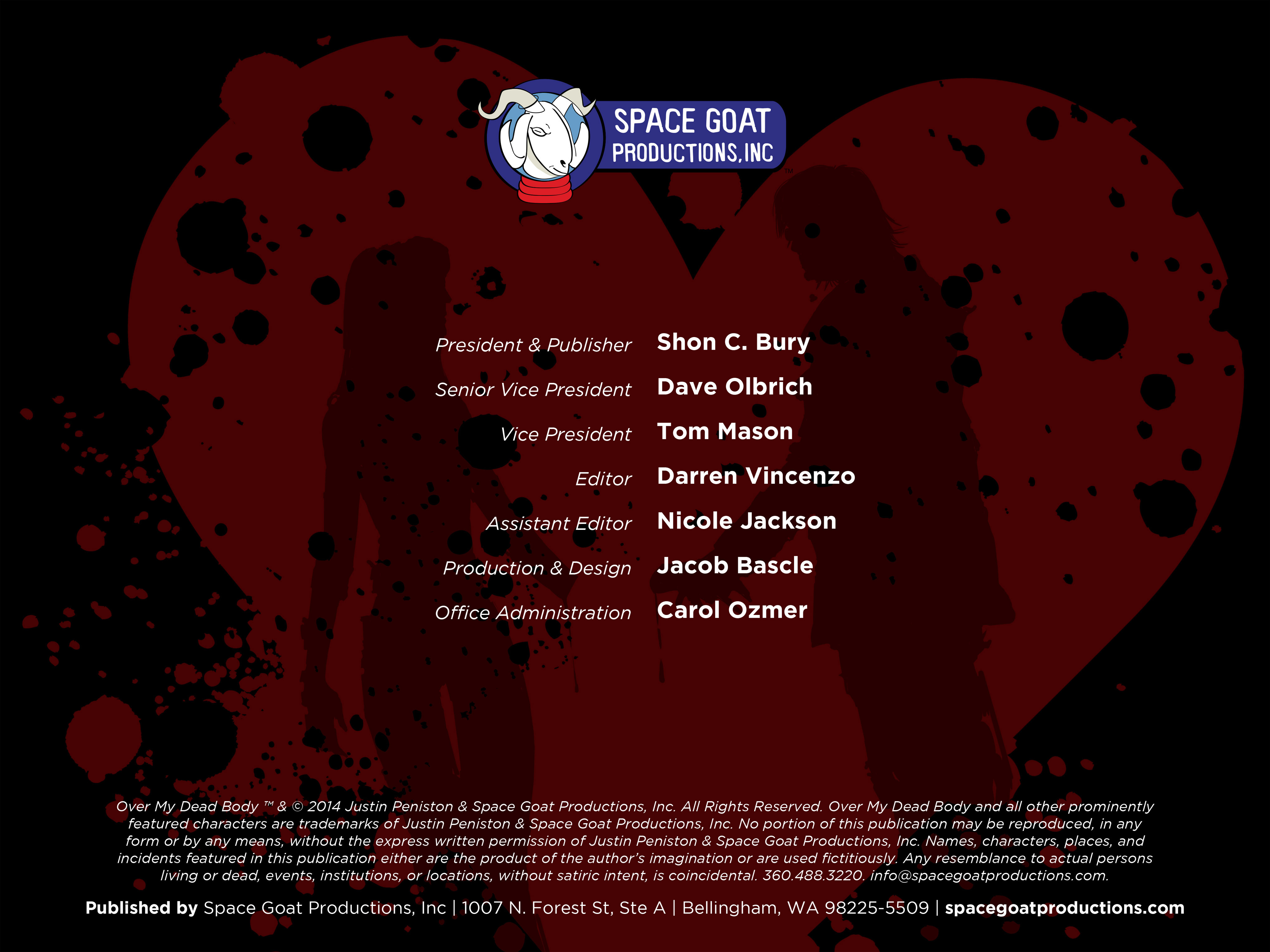 Read online Over My Dead Body (2014) comic -  Issue # Full - 25