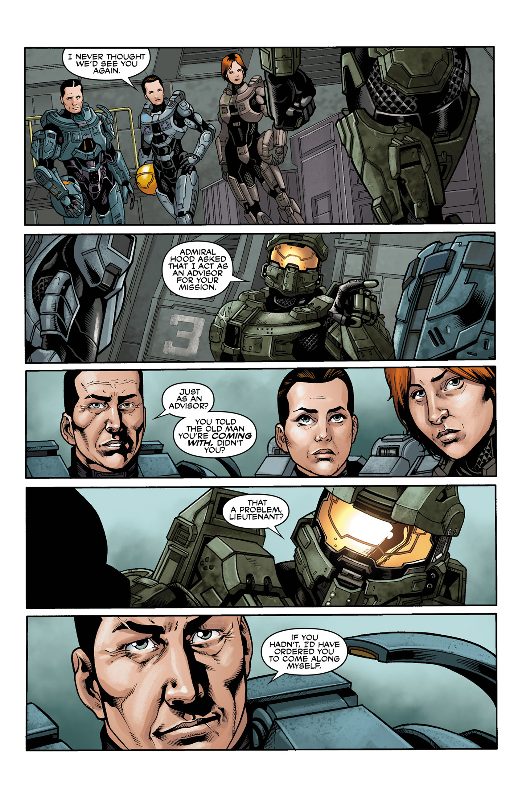 Read online Halo: Escalation comic -  Issue #8 - 11