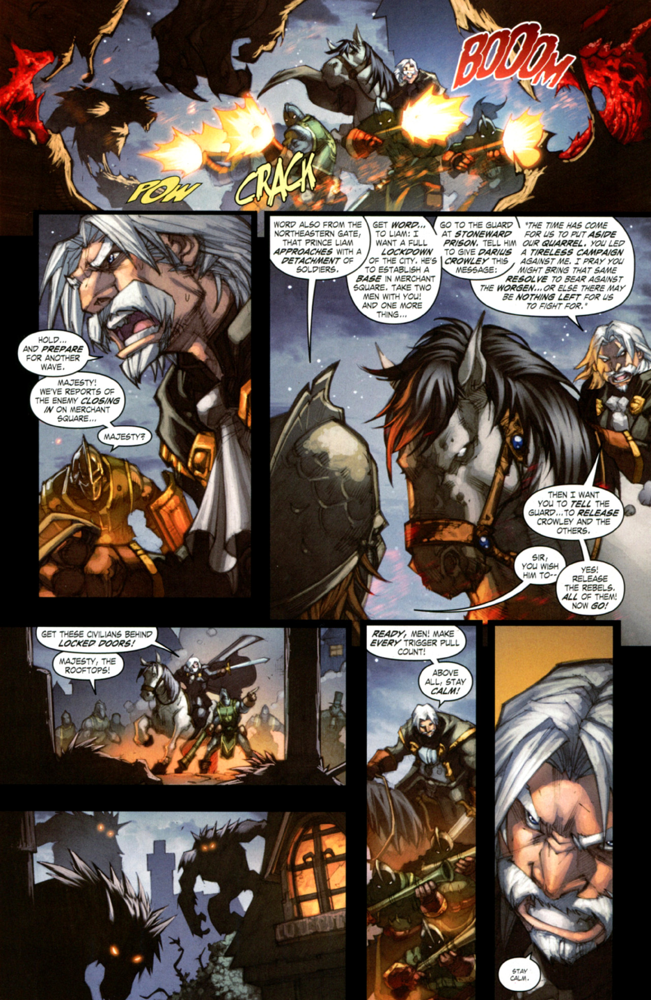 Read online World of Warcraft: Curse of the Worgen comic -  Issue #4 - 5