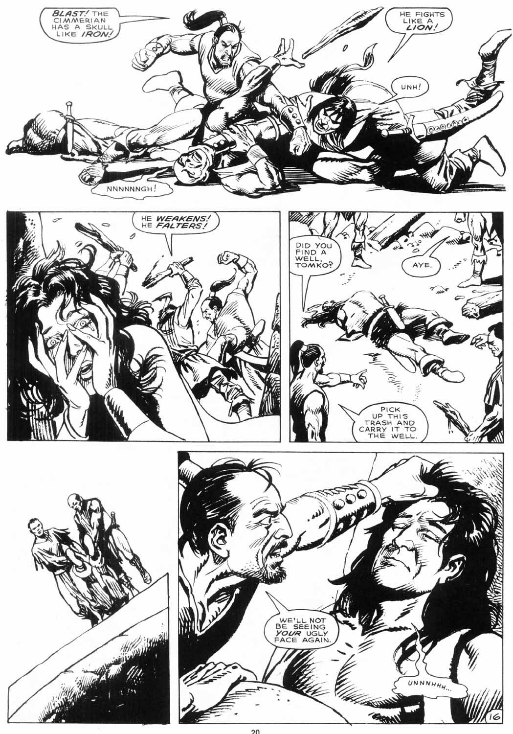 Read online The Savage Sword Of Conan comic -  Issue #156 - 21