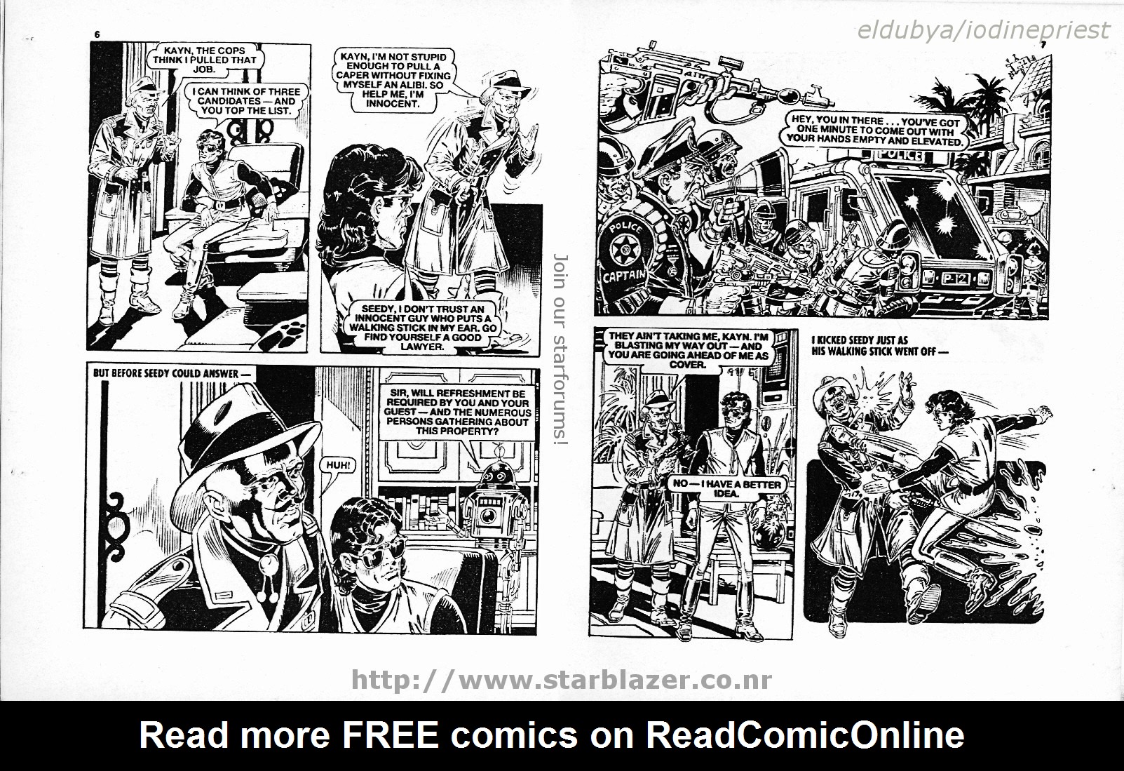 Read online Starblazer comic -  Issue #225 - 5