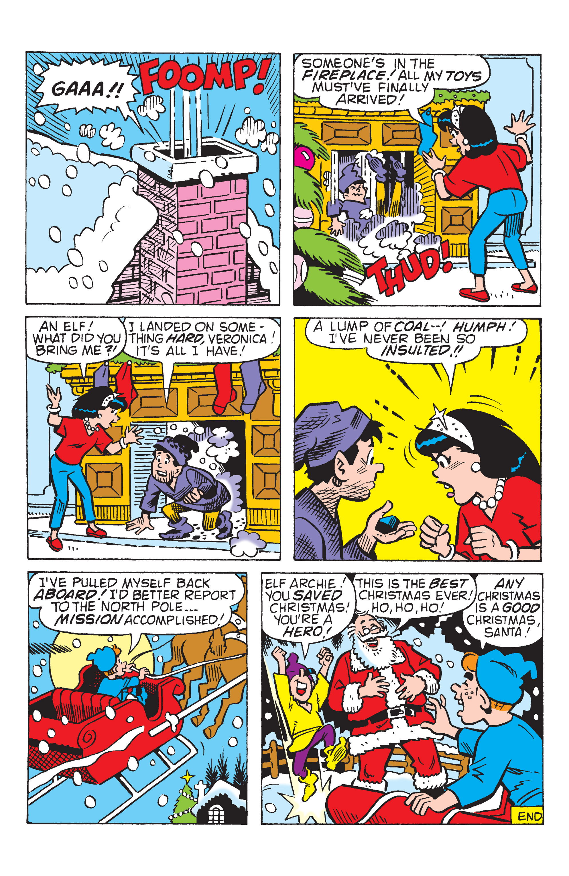 Read online Archie Meets Santa comic -  Issue # TPB - 63
