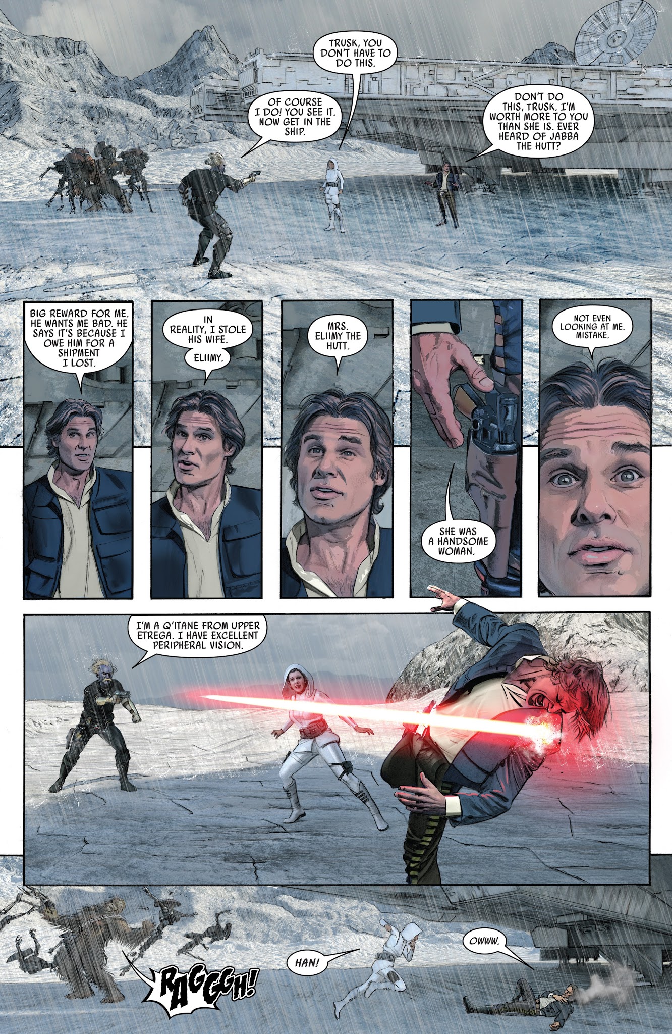 Read online Star Wars Episode VIII: The Last Jedi - Storms of Crait comic -  Issue # Full - 30