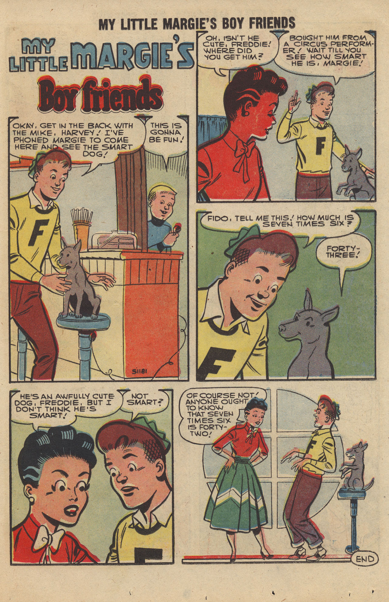 Read online My Little Margie's Boy Friends comic -  Issue #7 - 23
