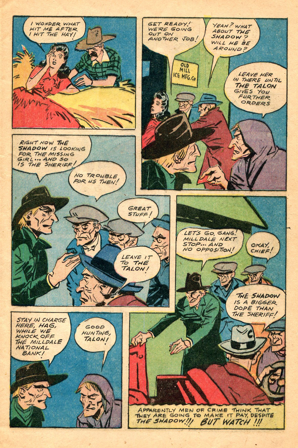 Read online Shadow Comics comic -  Issue #60 - 13