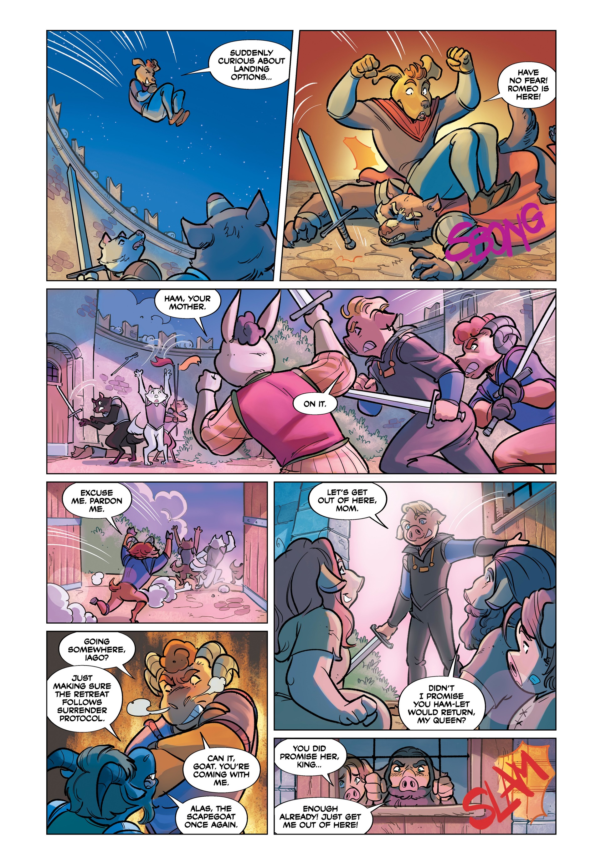 Read online Ham-let: A Shakespearean Mash-up comic -  Issue # Full - 54