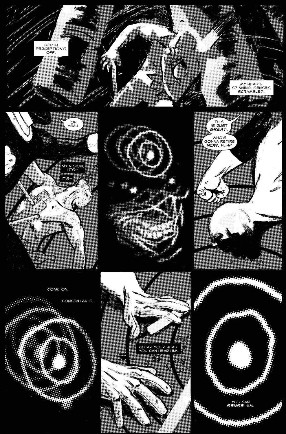 Read online Daredevil Black & White comic -  Issue # Full - 12