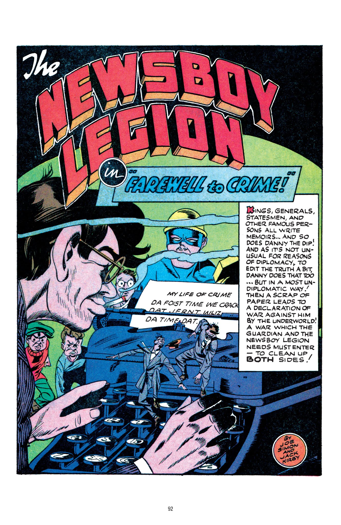 Read online The Newsboy Legion by Joe Simon and Jack Kirby comic -  Issue # TPB 2 (Part 1) - 90