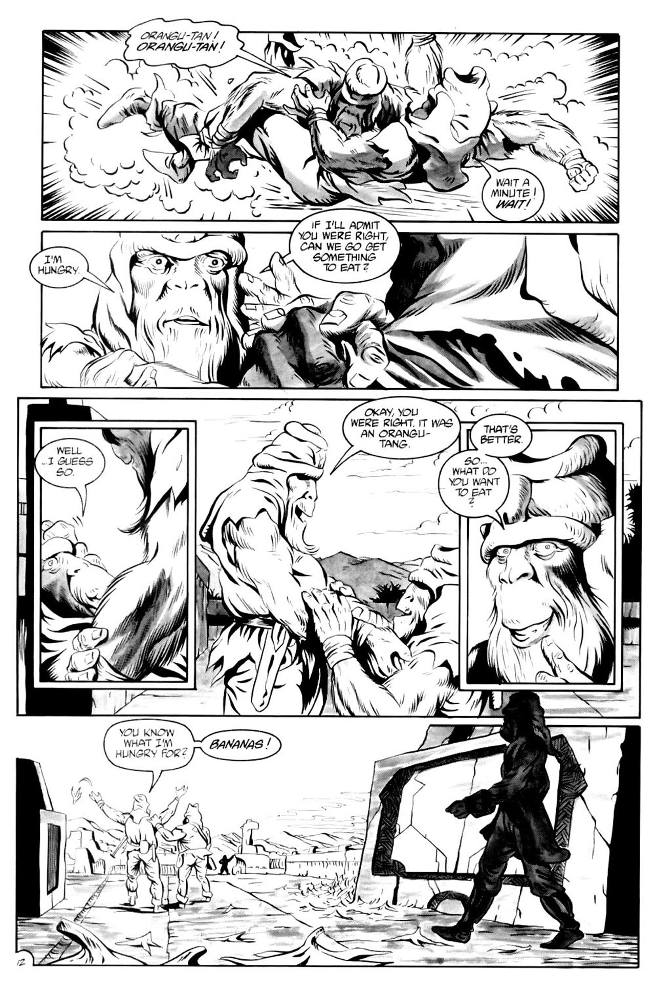 Read online Planet of the Apes (1990) comic -  Issue #5 - 14