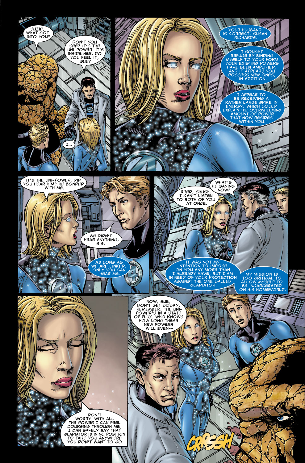 Read online Captain Universe comic -  Issue # Issue Invisible Woman - 8
