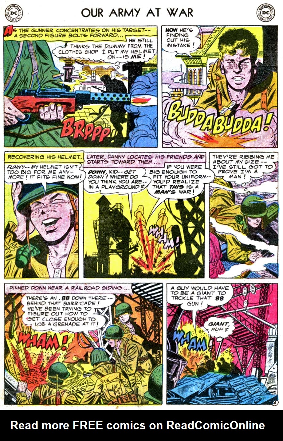 Read online Our Army at War (1952) comic -  Issue #42 - 22