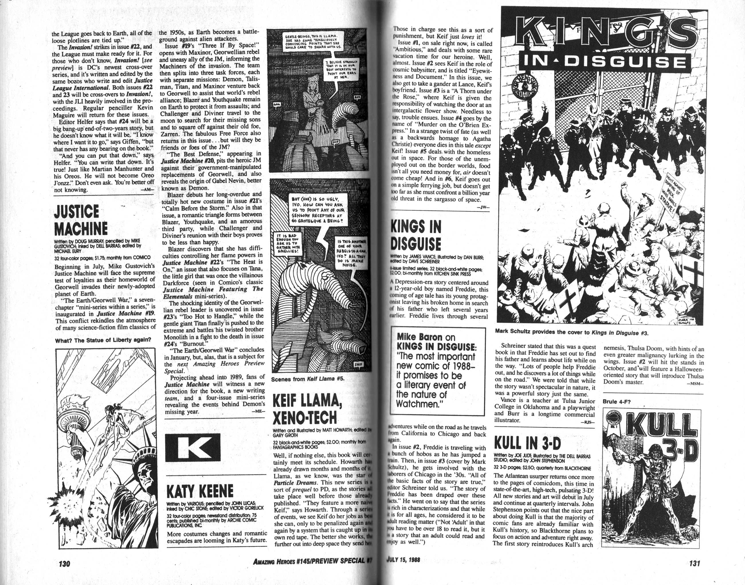 Read online Amazing Heroes comic -  Issue #145 - 67