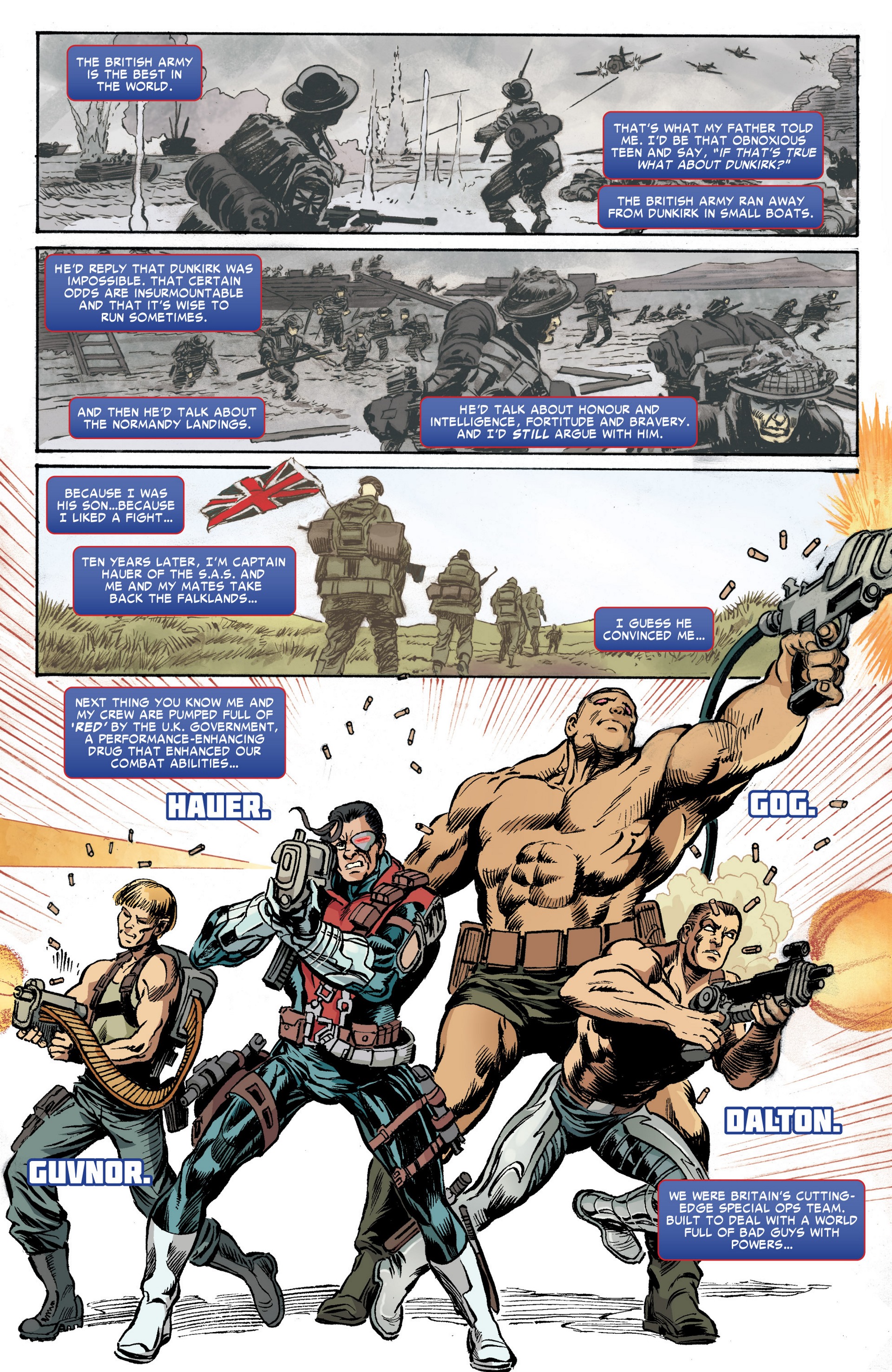 Read online Revolutionary War: Super Soldiers comic -  Issue # Full - 3