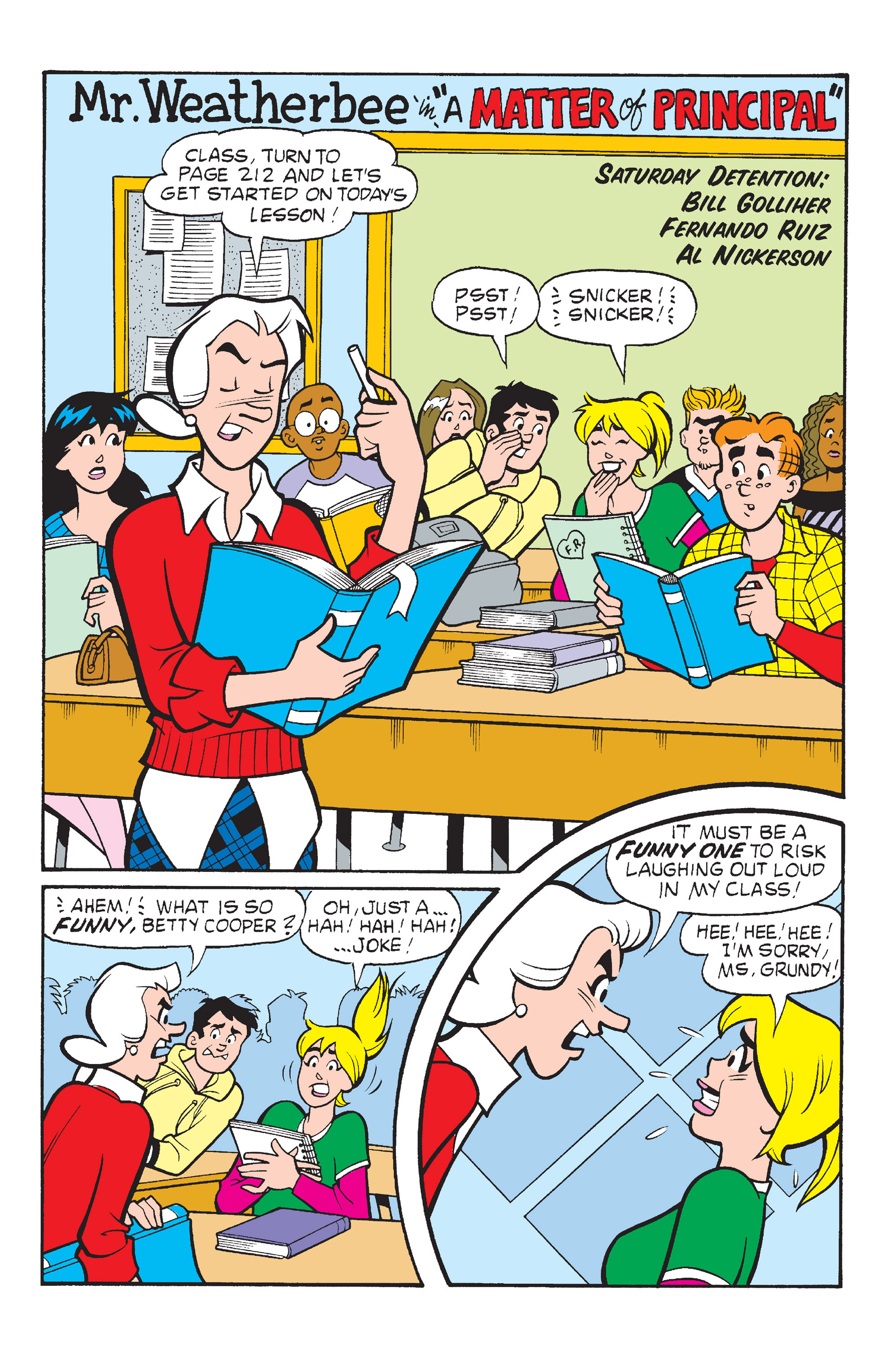 Read online Archie & Friends: Faculty Funnies comic -  Issue # TPB - 30