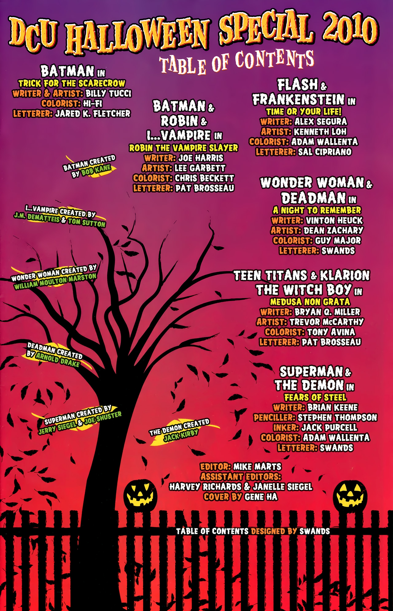 Read online DCU Halloween Special 2010 comic -  Issue # Full - 2