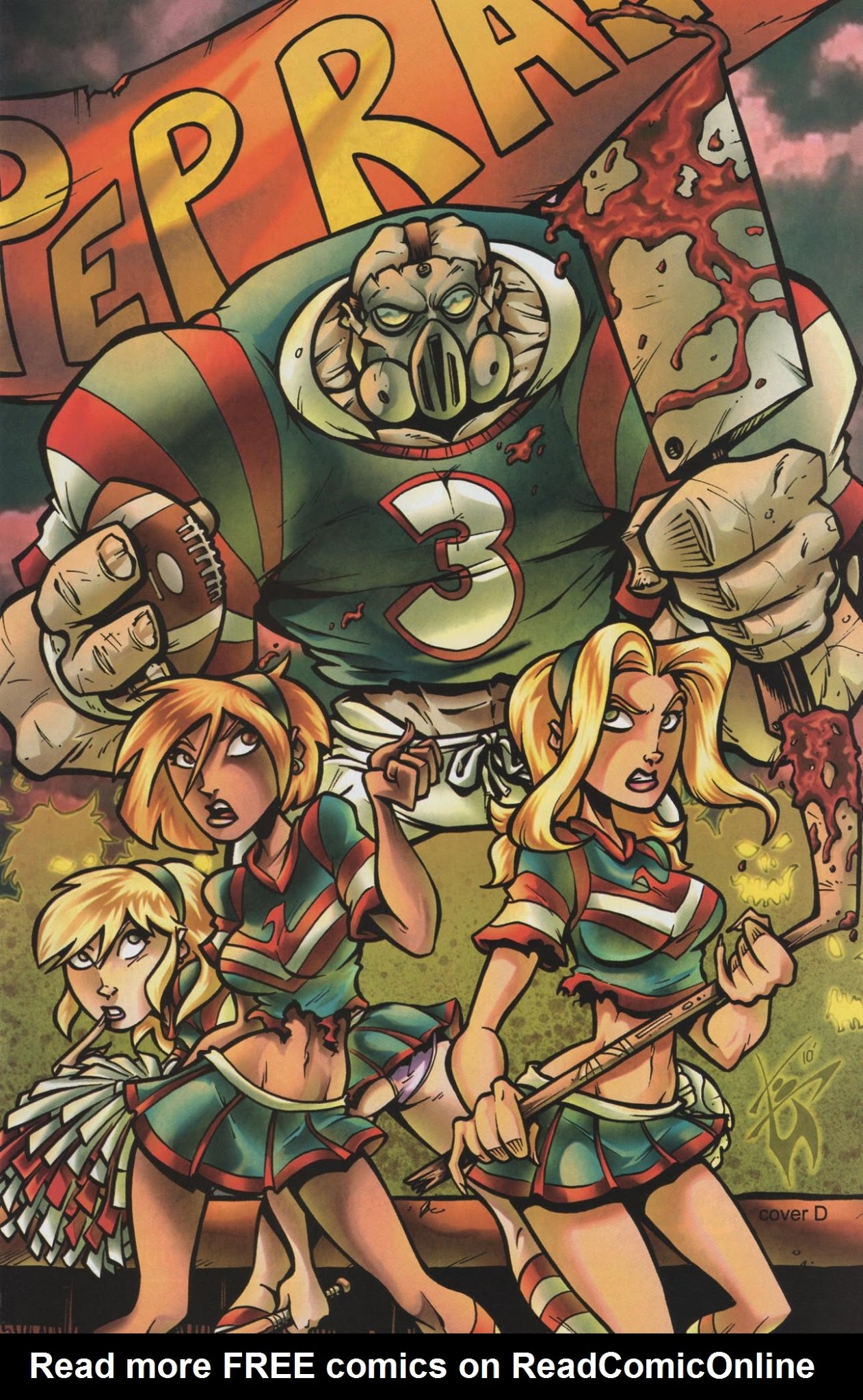 Read online Hack/Slash Meets Zombies vs. Cheerleaders comic -  Issue # Full - 3