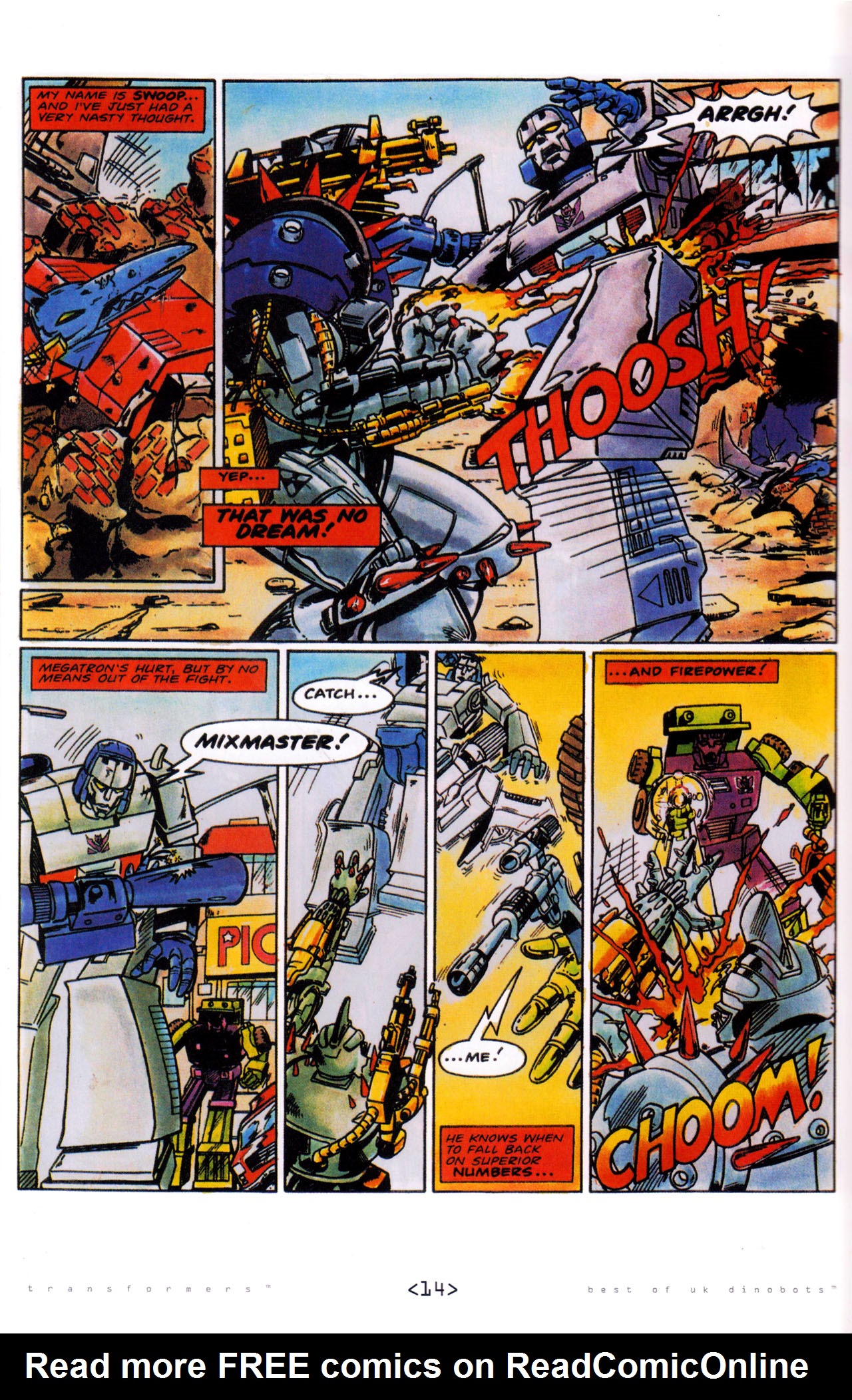 Read online The Transformers: Best of UK: Dinobots comic -  Issue #5 - 16