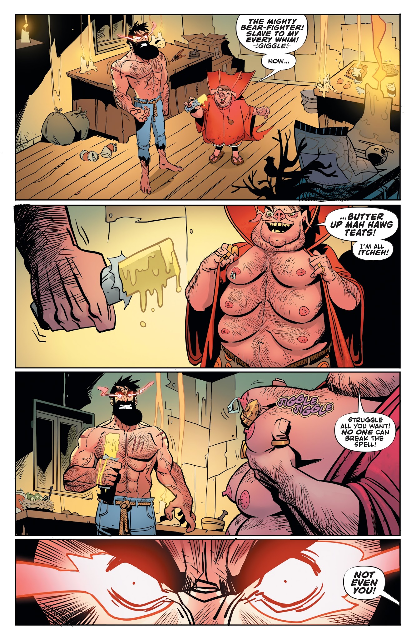 Read online Shirtless Bear-Fighter! comic -  Issue #2 - 22