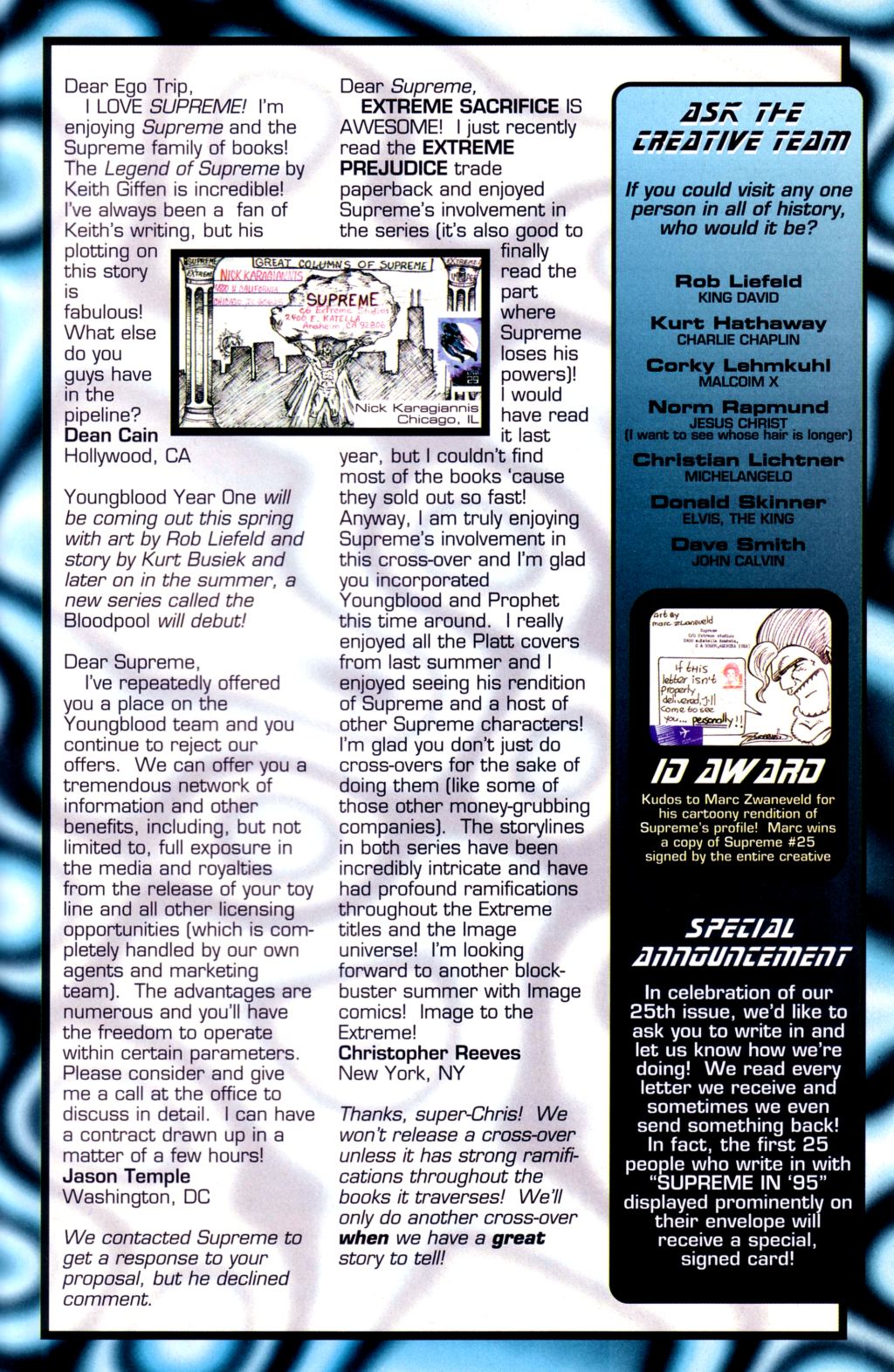 Read online Supreme (1992) comic -  Issue #25 - 25
